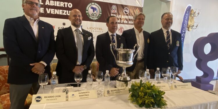 XL Abierto de Venezuela Copa La Mundial de Seguros se jugará en el Valle Arriba Golf Club