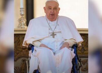 El papa Francisco reaparece ante los fieles en la plaza de San Pedro