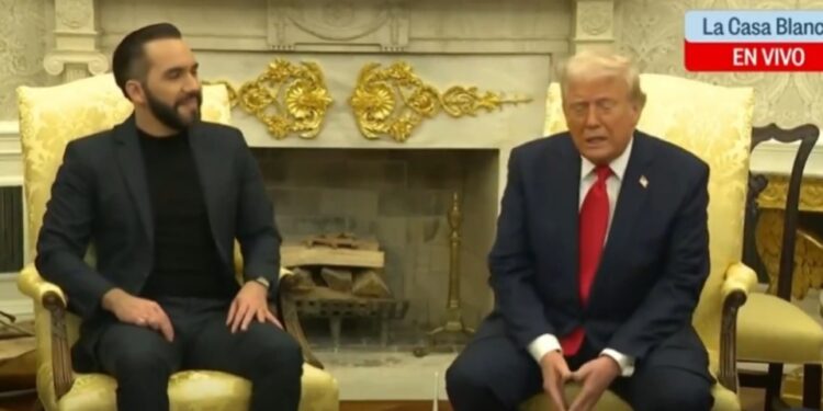Trump y Bukele se reúnen para debatir sobre seguridad