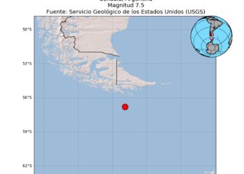 Sismo de  7,5 sacude la costa sur de Chile y Argentina, lanzan amenaza de tsunami
