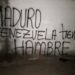 Paredes de distintos estados del país fueron  marcadas con el mensaje «Maduro es hambre»
