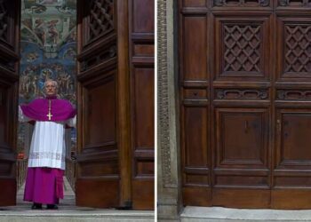 Cerradas las puertas de la Capilla Sixtina, inicia votación por el nuevo papa