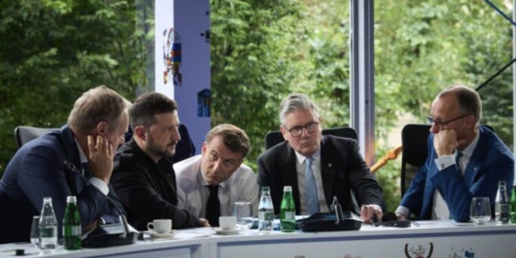 Líderes europeos exigen a Putin que negocie la paz con Ucrania y advierten que si no lo hace «pagará el precio»