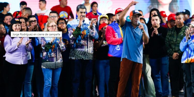 Jorge Rodríguez: «El enemigo más importante que teníamos va a ser derrotado con el voto del pueblo el próximo domingo»