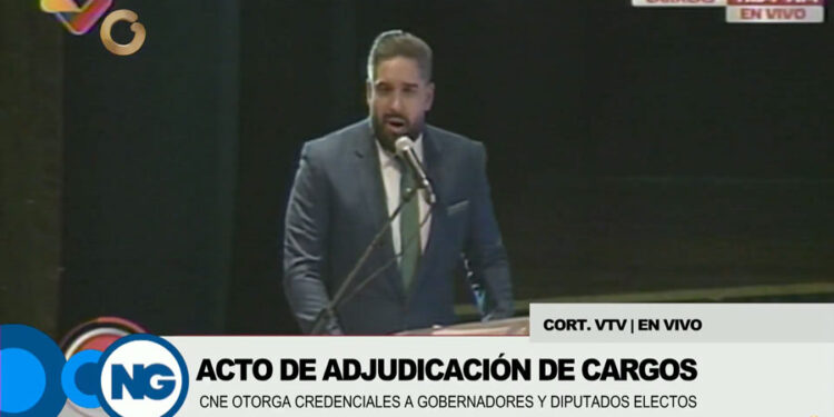 Maduro Guerra en la acreditación como diputado: Hay que seguir construyendo el futuro de la familia venezolana