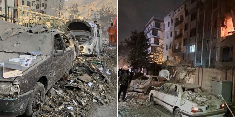 Las imágenes del potente ataque de Israel contra Irán (FOTOS)