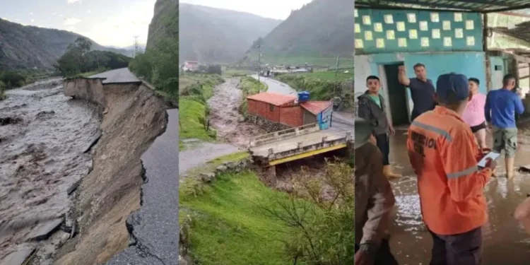 Gobierno ordena «atención inmediata» en Mérida, Barinas y Trujillo tras intensas lluvias