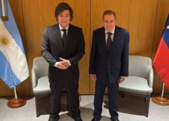 Edmundo González se reunió en Madrid con Javier Milei junto al exasilado Pedro Urruchurtu