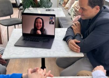 Edmundo González y María Corina se reunieron con Svetlana Tijanóvskaya, la líder democrática de Bielorrusia en el exilio