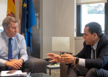 Pedro Urruchurtu se reunió con Núñez Feijóo y pidió apoyo de España para la transición democrática en Venezuela