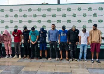 Once presuntos miembros del Tren de Aragua son detenidos por autoridades colombianas en Bogotá