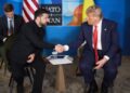 Zelenski sostuvo una “larga y sustancial” reunión con Trump en la cumbre de la OTAN