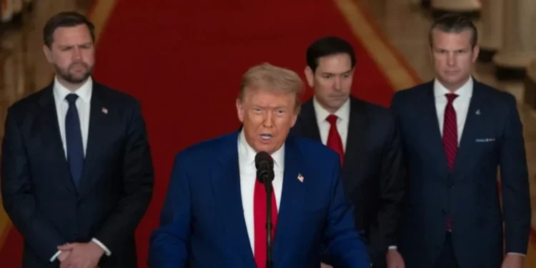 Trump asegura que Israel “ya no va a atacar” a Irán tras iniciar el alto al fuego