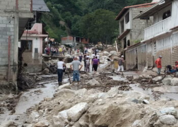 Más de 270 familias afectadas por las intensas lluvias en el estado Mérida