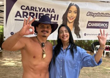 Candidata Carlyana Arriechi agarra consejos del influencer Gianpiero Fusco para potenciar El Hatillo