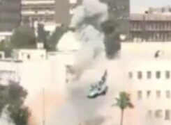 Israel ataca la entrada del cuartel general del régimen sirio en Damasco