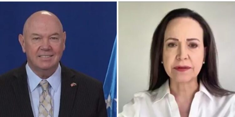 Encargado de Negocios de EEUU sostuvo una “importante reunión” con María Corina Machado