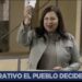 Carmen Meléndez ejerció su derecho al voto en búsqueda de la reelección
