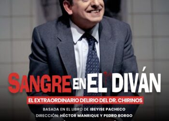 “Sangre en el diván” con Héctor Manrique, regresa por dos semanas al Teatro Trasnocho en agosto