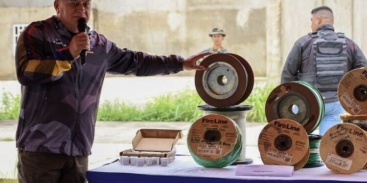 Diosdado Cabello denunció incautación de explosivos destinados a «actos terroristas» en Monagas