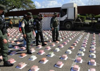 El Gobierno de Venezuela ha incautado 55,8 toneladas de drogas durante 2025