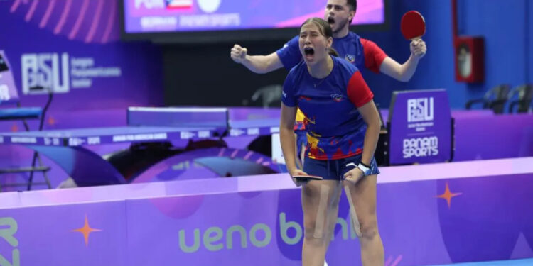 Venezuela conquistó oro en tenis de mesa mixto en Panamericanos Asu 2025