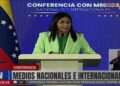 Vicepresidenta Rodríguez: EEUU y gobiernos satélites hoy socavan el derecho internacional