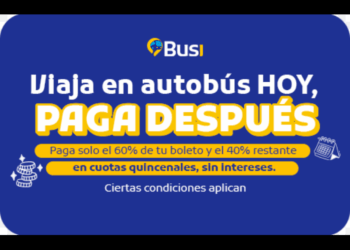 Busi Boletos incluye nuevo sistema de pago en cuotas para pasajes de autobús