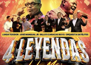 Afinan detalles para el gran evento de las «4 Leyendas de la Música» en Caracas