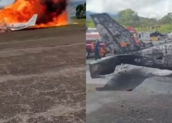 Mueren dos ocupantes de una avioneta en un fallido despegue en el oeste de Venezuela