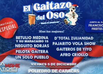 El Gaitazo del Oso 2025 llega al Poliedro de Caracas