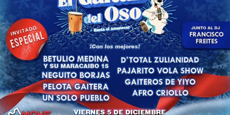 El Gaitazo del Oso 2025 llega al Poliedro de Caracas