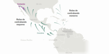 El mayor flujo de drogas que entran a EEUU no por el Caribe, sino México y el Pacífico, según NYT