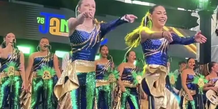 Diablito Underwood  celebra la alegría zuliana en el Intercolegial de Gaitas Don Bosco 2025