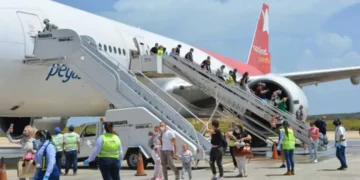 Otros 468 turistas rusos llegaron a Margarita en vuelo chárter desde Moscú, informa Mintur