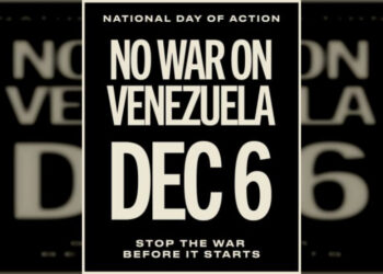 Convocan protesta en EE.UU. contra el asedio a Venezuela y ejecuciones en el Caribe