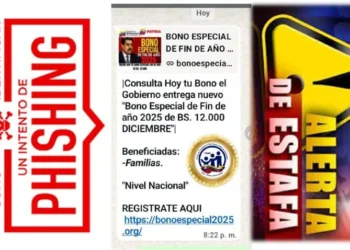 No abra el link ni registre sus datos: Alerta de phishing con falso bono de fin de año