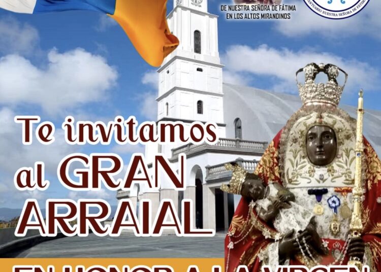 El Santuario de Fátima celebrará gran arraial en honor a la Virgen de La Candelaria el próximo 8 de febrero
