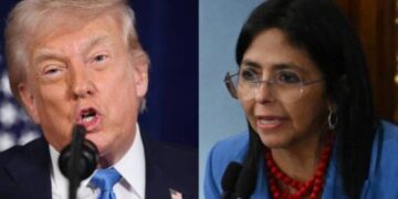 Trump mantiene una llamada con Delcy Rodríguez y dice que es una «persona fantástica»