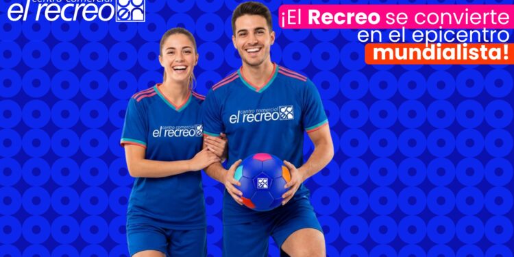 El Mundial se vive en El Recreo! El centro comercial enciende su pantalla gigante con la campaña «Todos somos locales»