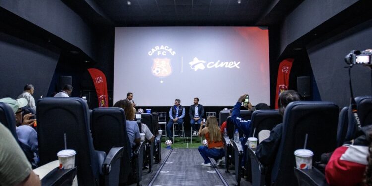 Caracas Fútbol Club y Cinex anuncian alianza histórica