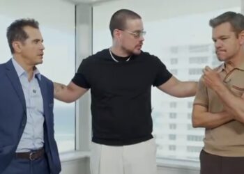 Marko grabó promoción para la película “La Odisea” Junto a los actores Matt Damon y John Leguizamo