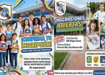 Colegio “U.E. Fuente del Saber” abre inscripciones para el periodo 26-27