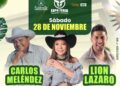 La Expoferia Ganadera y Agrícola reunirá una cartelera de artistas de lujo este 2026