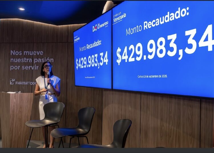 Farmatodo recauda más de $420.000 en la campaña “Unidos por Venezuela” a través de su Botón de Donaciones